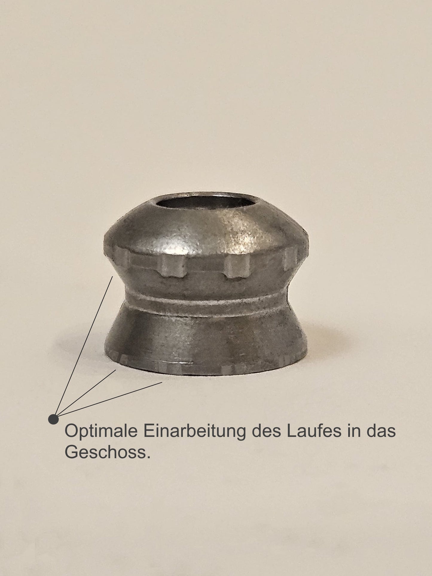 Diabolo cal. 50 Laufspuren, Hochwertiges Geschoss für Luftgewehre